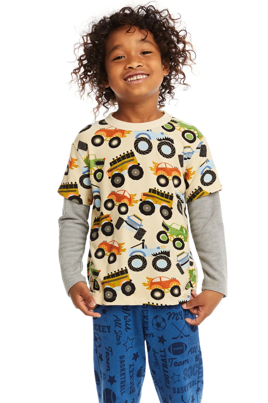 Kids/BOY Chaser Brand Long And Short Sleeve Monster Truck Tee