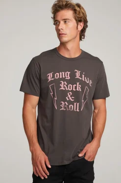 Women Chaser Brand Long Live Rock Mens Tee