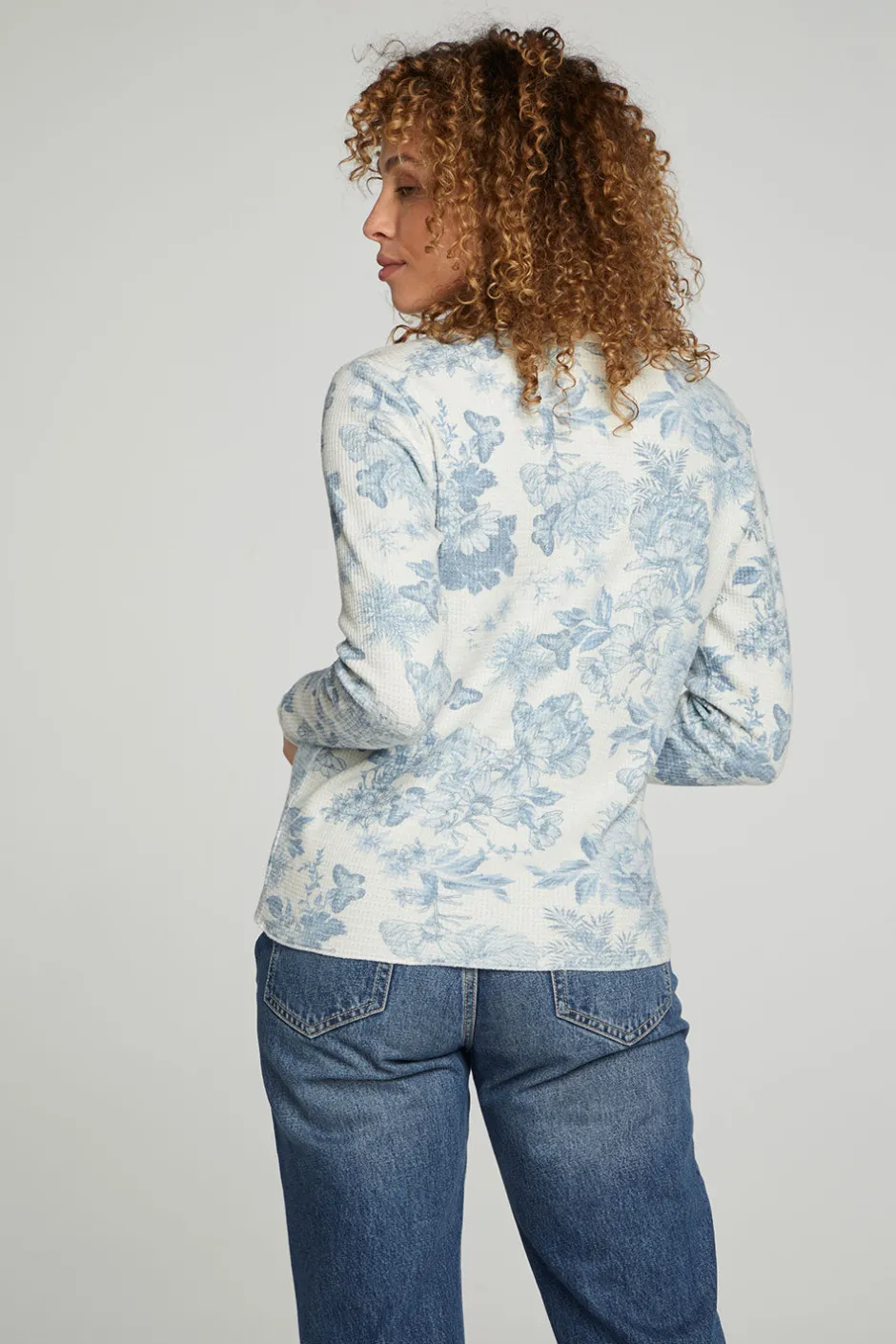 Women Chaser Brand Long Sleeve Crew Neck Tee