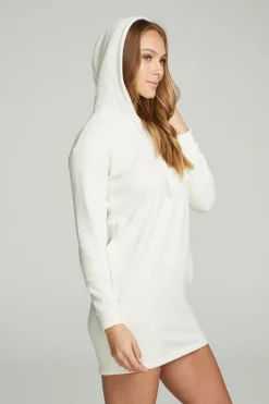 Women Chaser Brand Long Sleeve Hoodie Dress