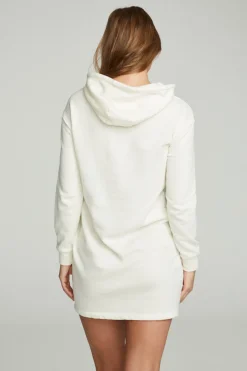 Women Chaser Brand Long Sleeve Hoodie Dress