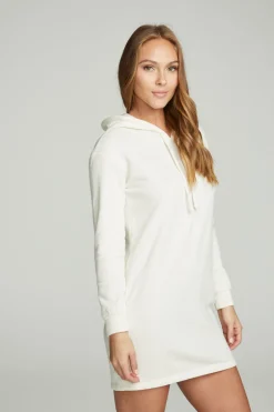 Women Chaser Brand Long Sleeve Hoodie Dress