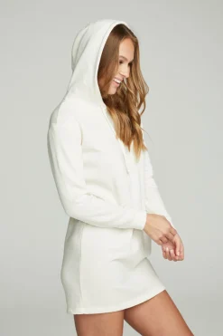Women Chaser Brand Long Sleeve Hoodie Dress