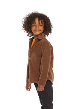 Kids/BOY Chaser Brand Long Sleeve Quartz Button Down Collar Shirt