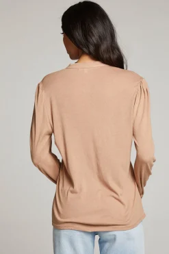 Women Chaser Brand Lotus Warm Taupe Long Sleeve