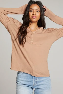Women Chaser Brand Lotus Warm Taupe Long Sleeve