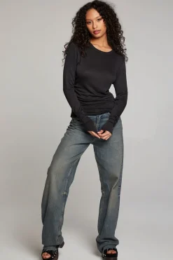 Women Chaser Brand Louis Licorice Long Sleeve