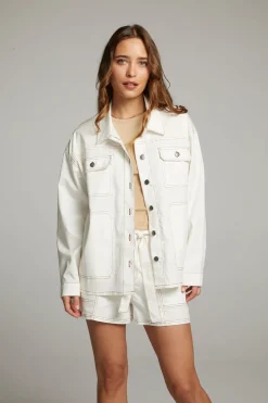 Women Chaser Brand Louise White Button Down