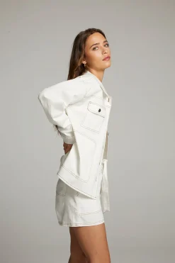 Women Chaser Brand Louise White Button Down