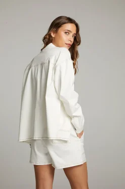 Women Chaser Brand Louise White Button Down