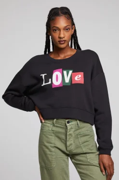 Women Chaser Brand Love Letters Zuma Pullover
