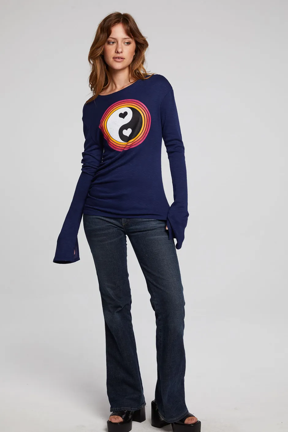 Women Chaser Brand Love Yin Yang Pullover