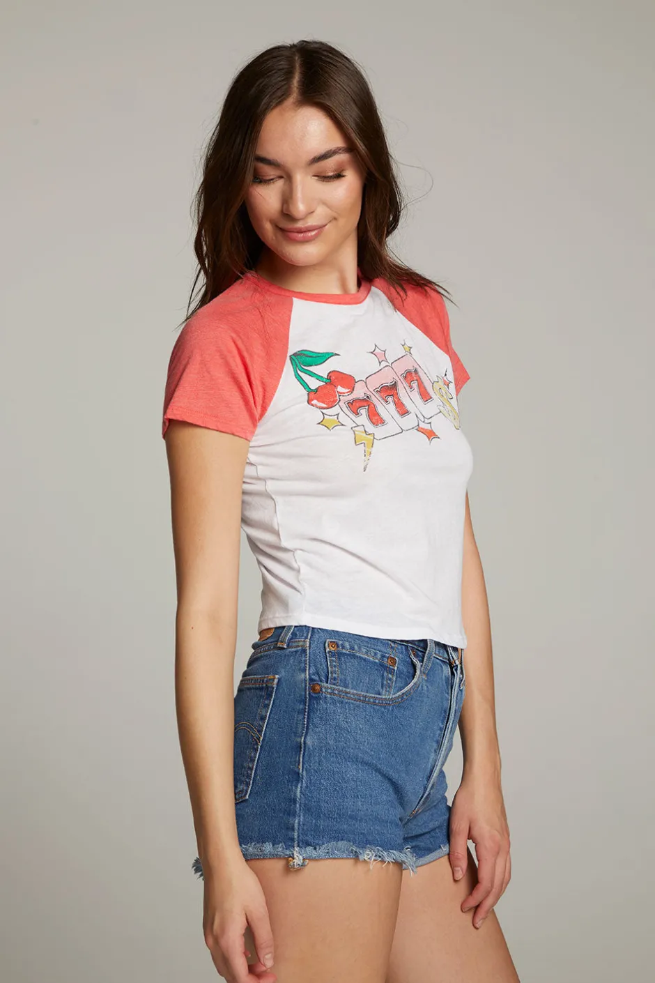 Women Chaser Brand Lucky 7's Tee
