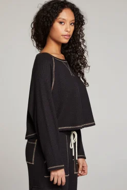 Women Chaser Brand Lucy Licorice Long Sleeve
