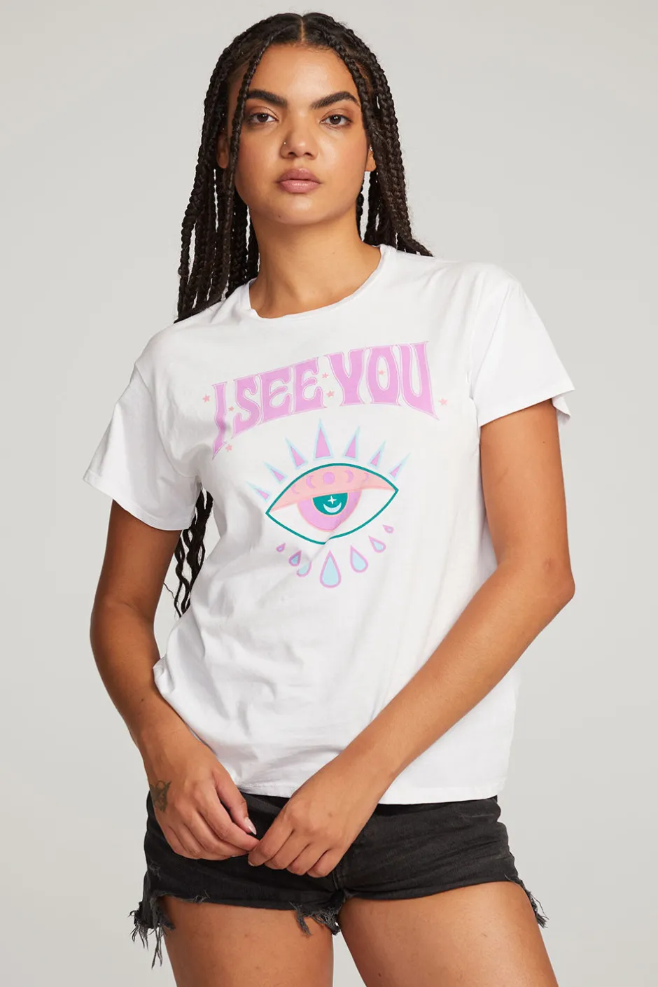 Women Chaser Brand Magic Eye Tee