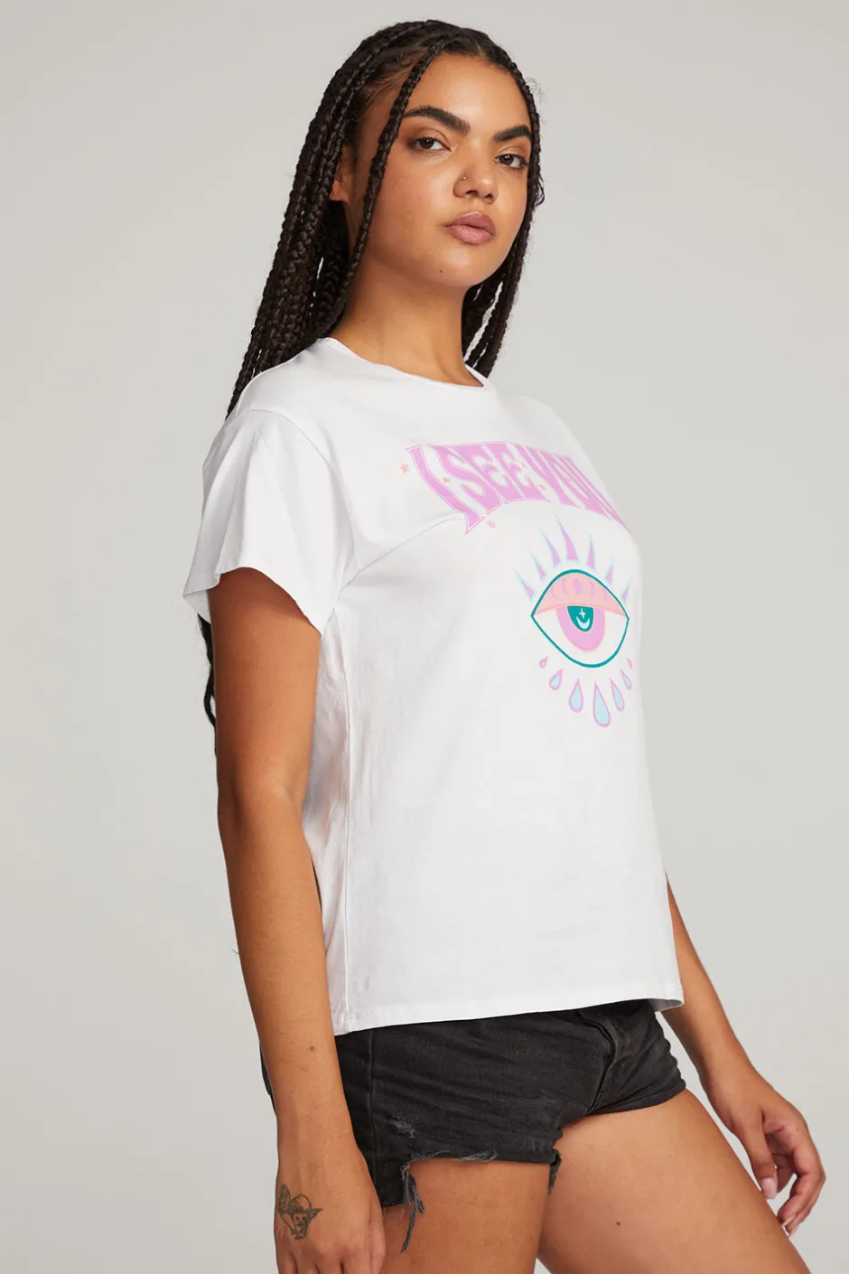 Women Chaser Brand Magic Eye Tee