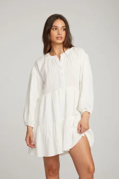 Women Chaser Brand Magnolia White Mini Dress