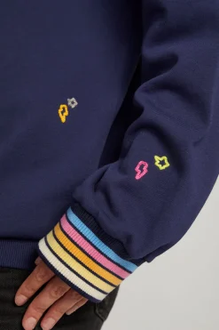 Women Chaser Brand Mama Embroidery Pullover