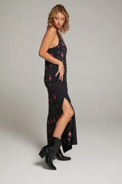 Women Chaser Brand Manatee Night Palm Maxi Dress