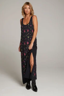 Women Chaser Brand Manatee Night Palm Maxi Dress