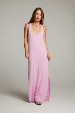 Women Chaser Brand Manatee Pastel Lavender Maxi Dress