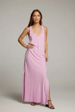 Women Chaser Brand Manatee Pastel Lavender Maxi Dress