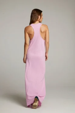 Women Chaser Brand Manatee Pastel Lavender Maxi Dress