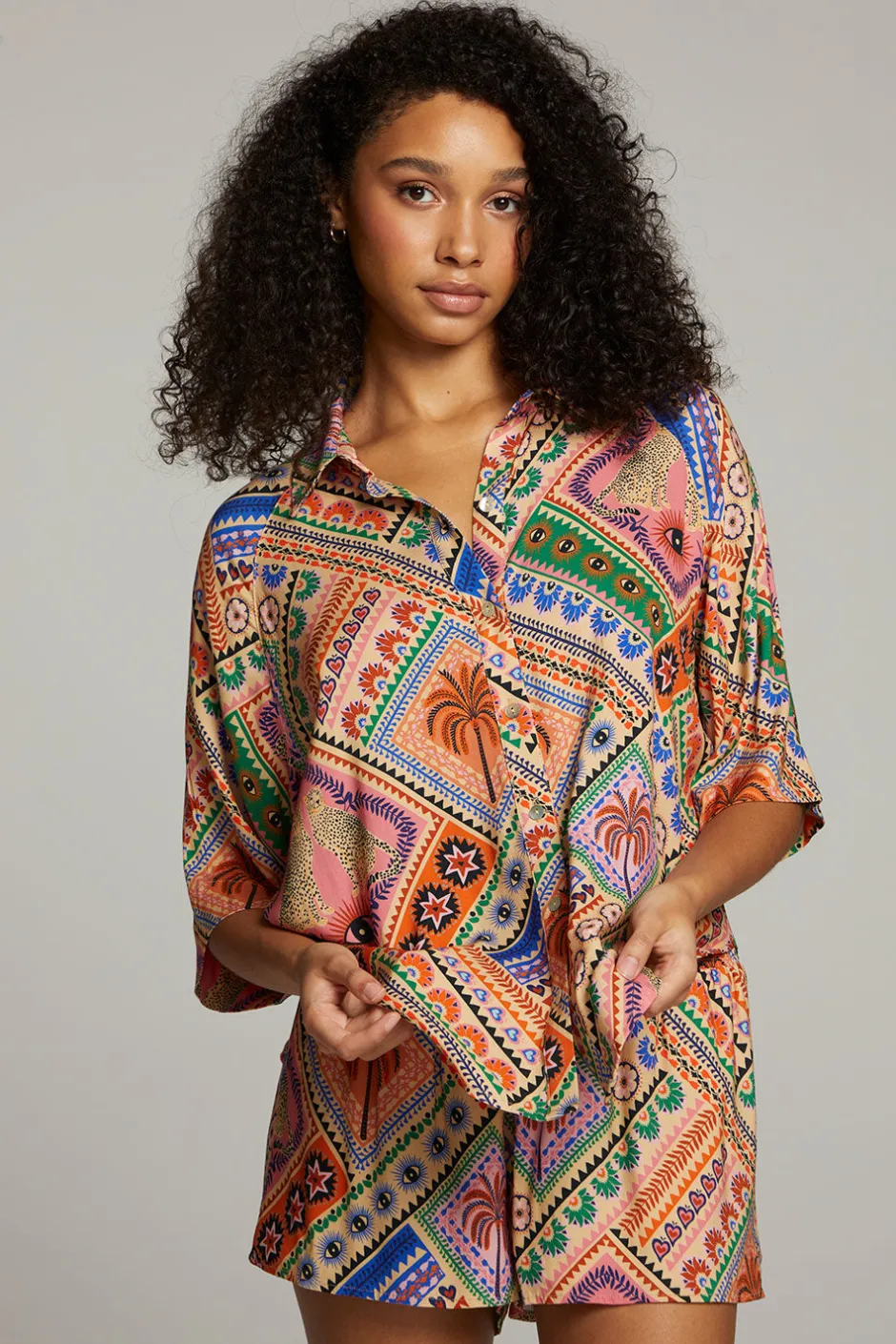 Women Chaser Brand Marlin Paradise Mystic Button Up