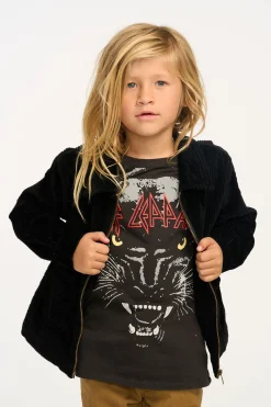 Kids/BOY Chaser Brand Martin Raven Black Zip Up Corduroy Jacket