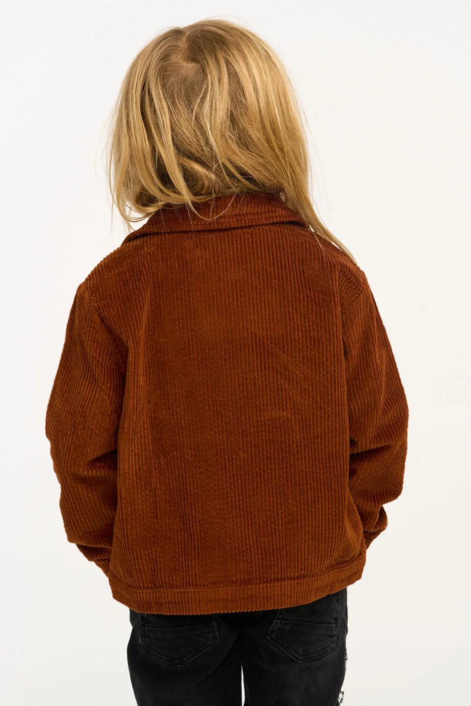 Kids/BOY Chaser Brand Martin Walnut Brown Zip Up Corduroy Jacket