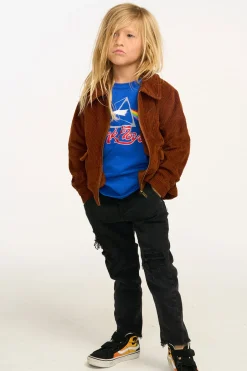 Kids/BOY Chaser Brand Martin Walnut Brown Zip Up Corduroy Jacket