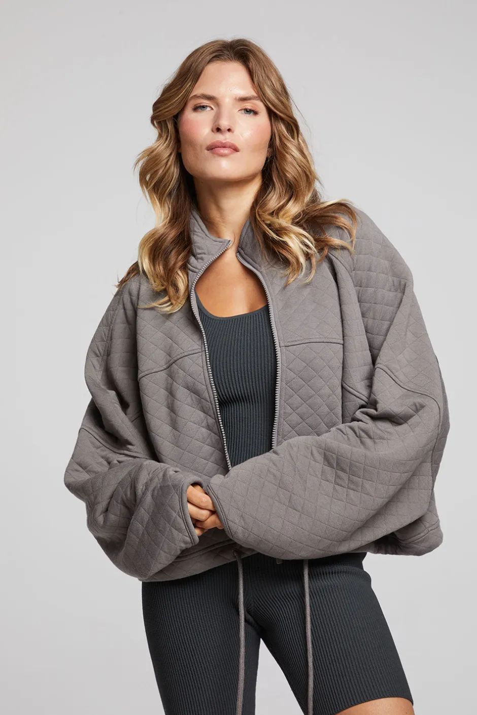 Women Chaser Brand Mccartneyy Foggy City Zip Up