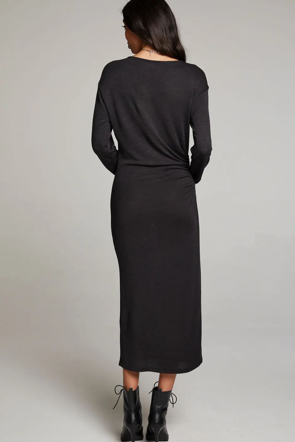 Women Chaser Brand Memory Licorice Midi Dress