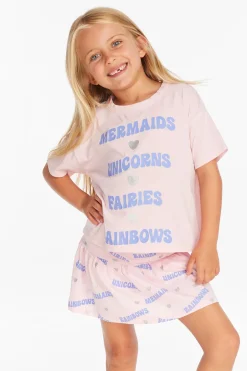 Kids Chaser Brand Mermaid & Friends Girls Tee