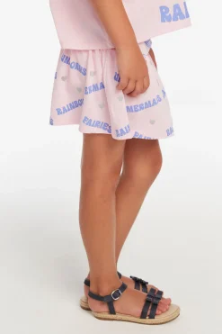 Kids Chaser Brand Mermaid & Friends Peplum Girls Skort
