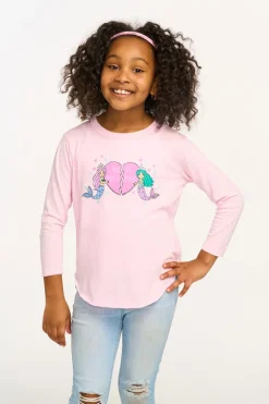Kids Chaser Brand Mermaid Bestie Long Sleeve Tee