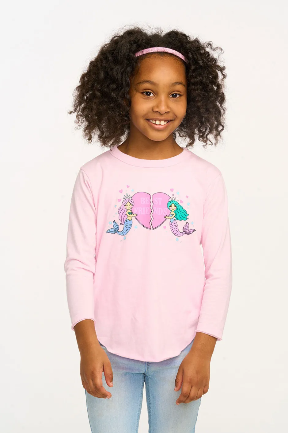 Kids Chaser Brand Mermaid Bestie Long Sleeve Tee