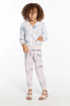 Kids Chaser Brand Mermaid Shell Girls Zip-up Hoodie