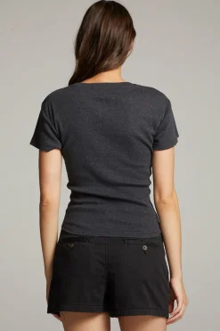 Women Chaser Brand Mia Black Top
