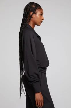 Women Chaser Brand Midnight Licorice Half Zip