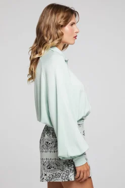 Women Chaser Brand Midnight Matcha Half Zip