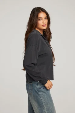 Women Chaser Brand Miles Licorice Long Sleeve