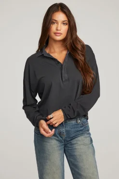 Women Chaser Brand Miles Licorice Long Sleeve