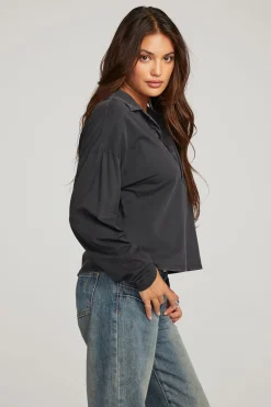 Women Chaser Brand Miles Licorice Long Sleeve