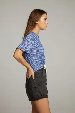 Women Chaser Brand Miracle Cobalt Blue Short Sleeve