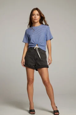 Women Chaser Brand Miracle Cobalt Blue Short Sleeve