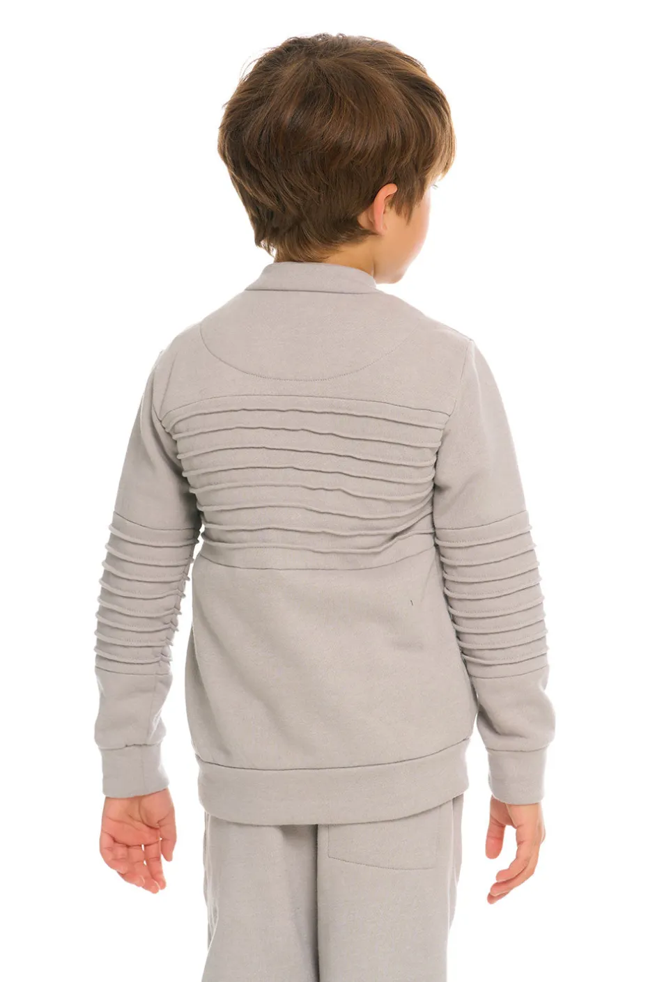 Kids/BOY Chaser Brand Mock Neck Moto Zip Jacket
