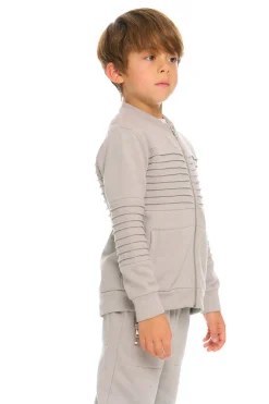 Kids/BOY Chaser Brand Mock Neck Moto Zip Jacket