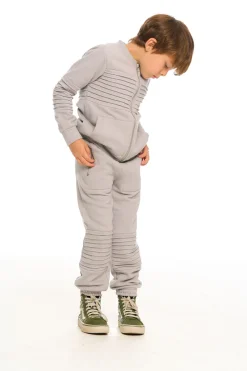 Kids/BOY Chaser Brand Mock Neck Moto Zip Jacket