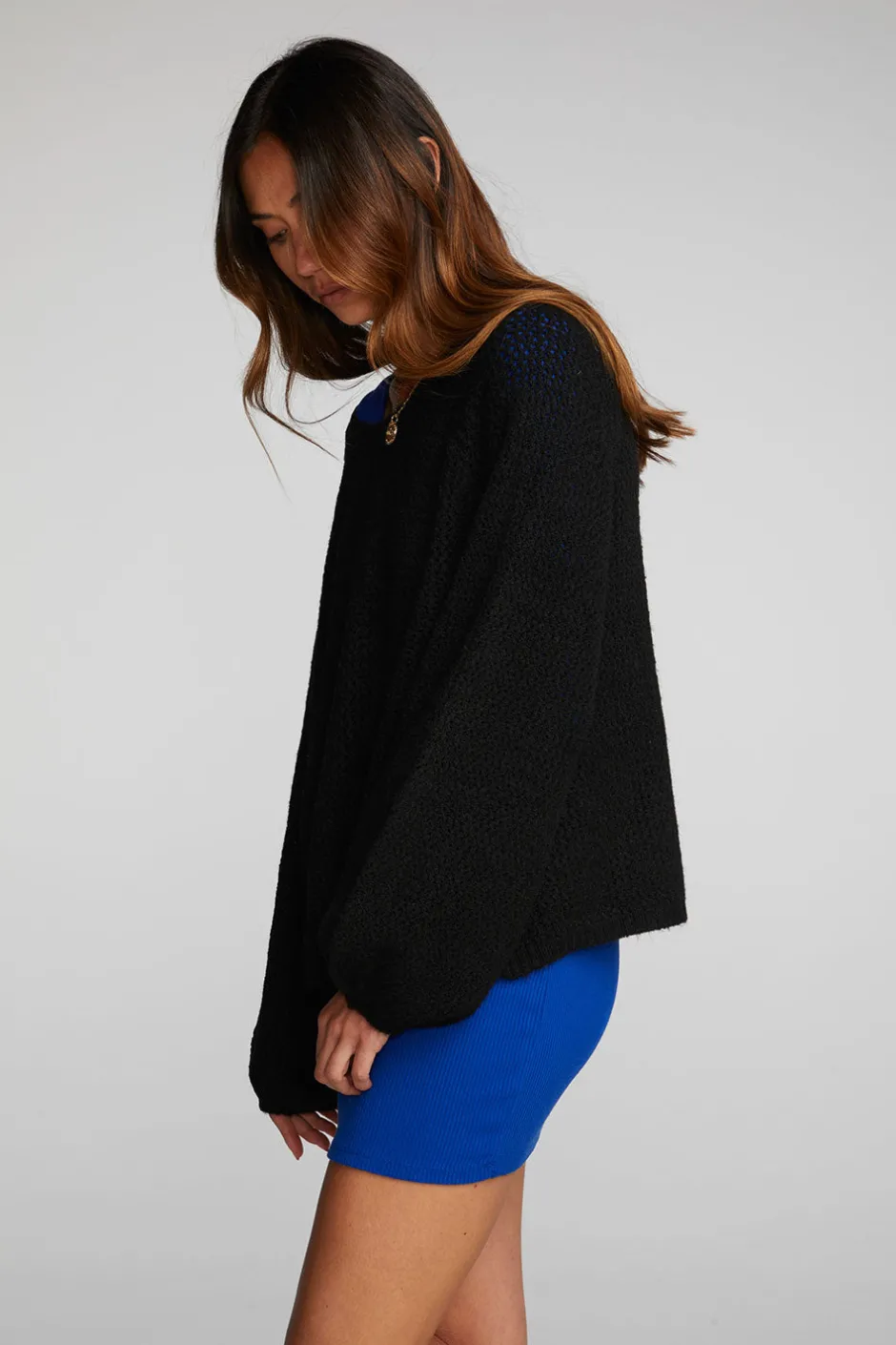 Women Chaser Brand Mohair Sweater Knit Belle Pullover